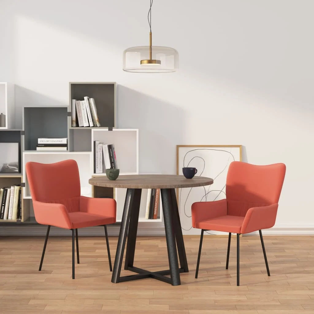 Sedie da Pranzo 2 pz Rosa in Velluto - Sedie per cucina