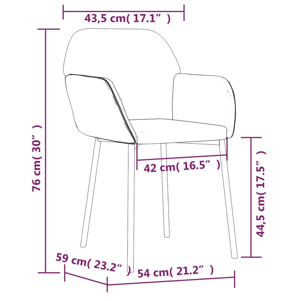 Sedie da Pranzo 2 pz Rosa in Velluto - Sedie per cucina