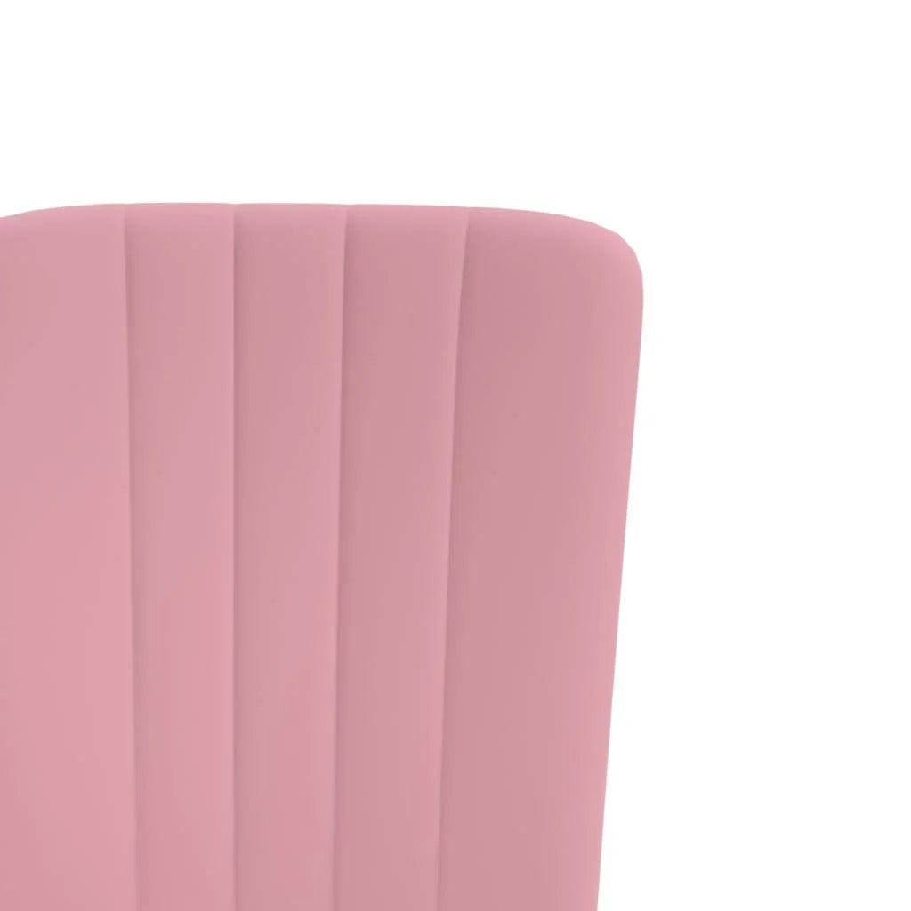 Sedie da Pranzo 4 pz Rosa in Velluto - Sedie per cucina