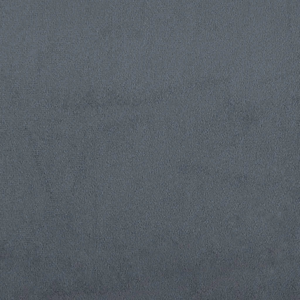 Sedie da Pranzo 6 pz Grigio Scuro in Velluto - Sedie