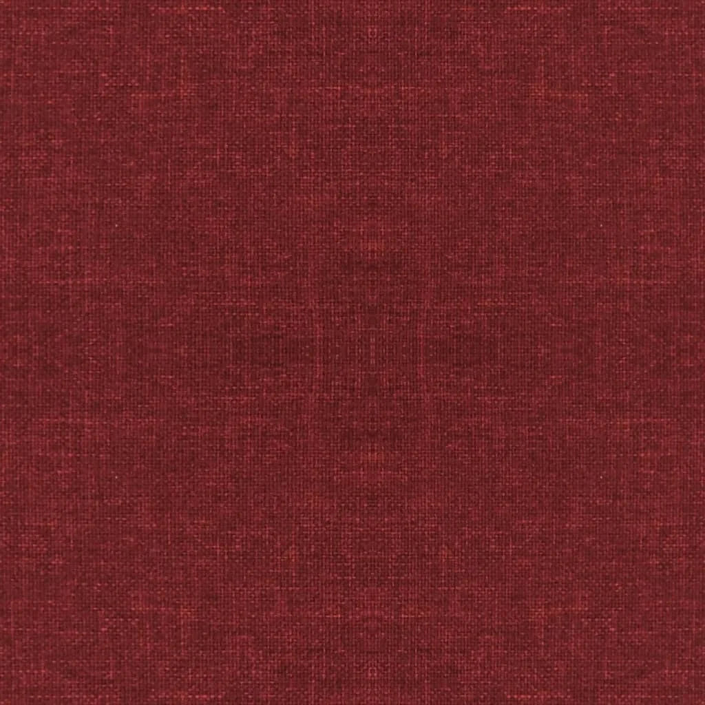 Sedie da Pranzo Girevoli 2 pz Rosso Vino in Tessuto - Sedie