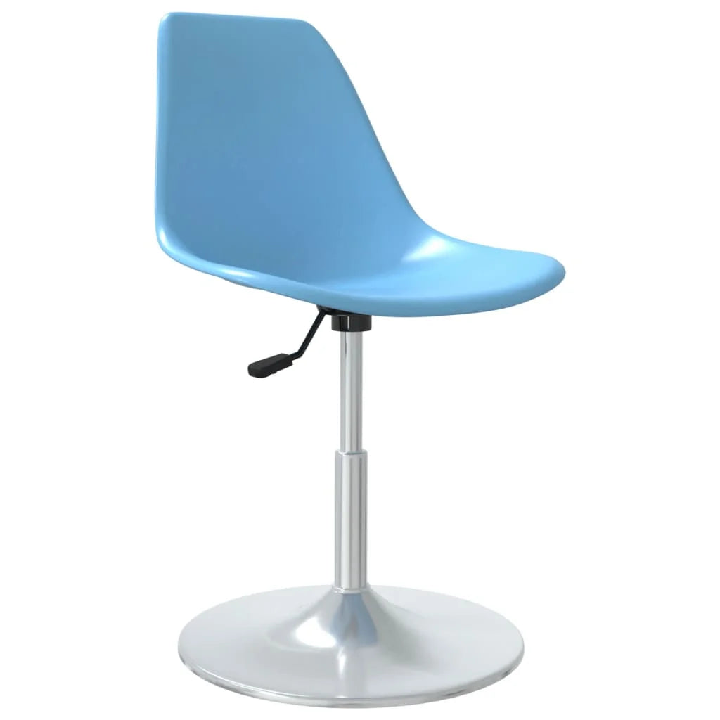 Sedie da Pranzo Girevoli 4 pz Blu in PP - Sedie per cucina