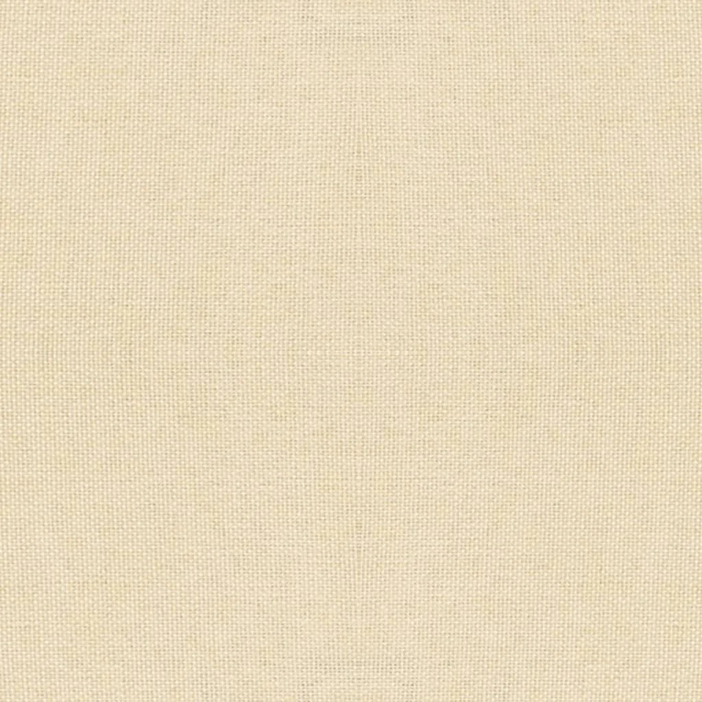 Sedie da Pranzo Girevoli 4 pz Crema in Tessuto - Sedie