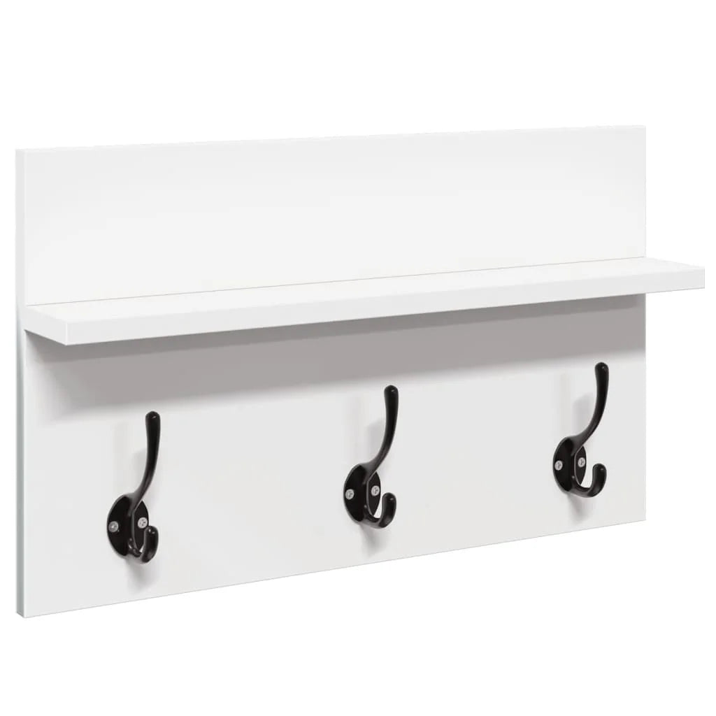 Set Mobili da Ingresso 4 pz Bianco in Legno Multistrato