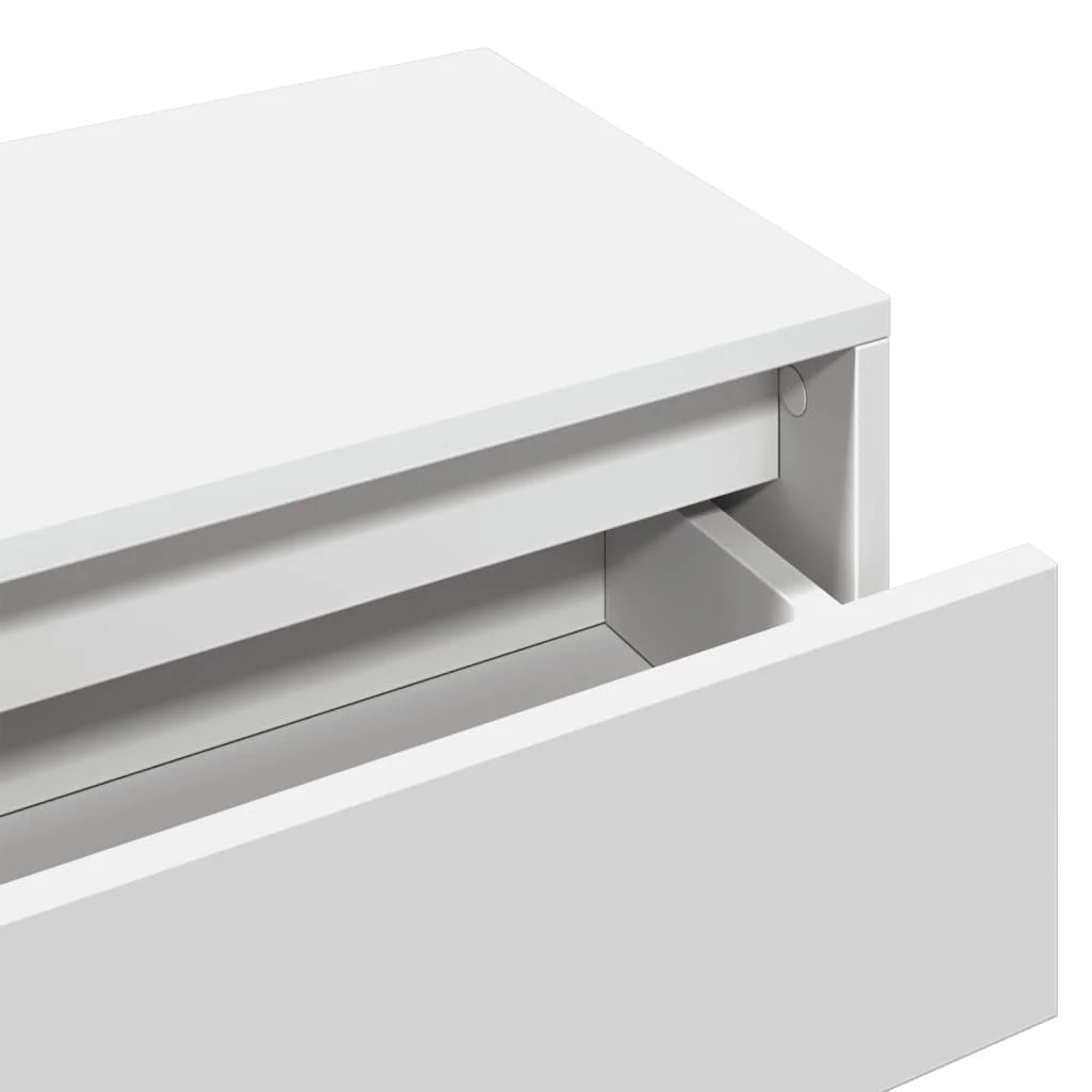 Set Mobili da Ingresso 4 pz Bianco in Legno Multistrato