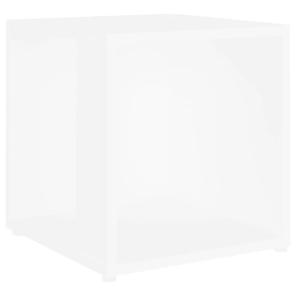 Tavolino Bianco 33x33x34,5 cm in Legno Multistrato