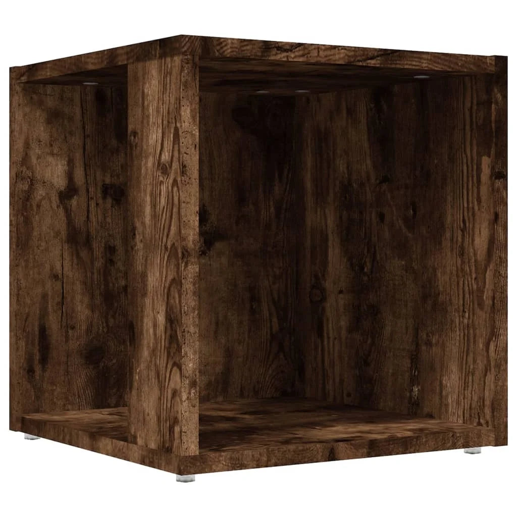 Tavolino da Salotto Rovere Fumo 33x33x34,5 cm Legno